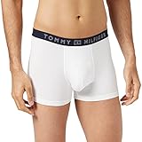 Tommy Hilfiger Herren Trunk Boxershorts, White, L