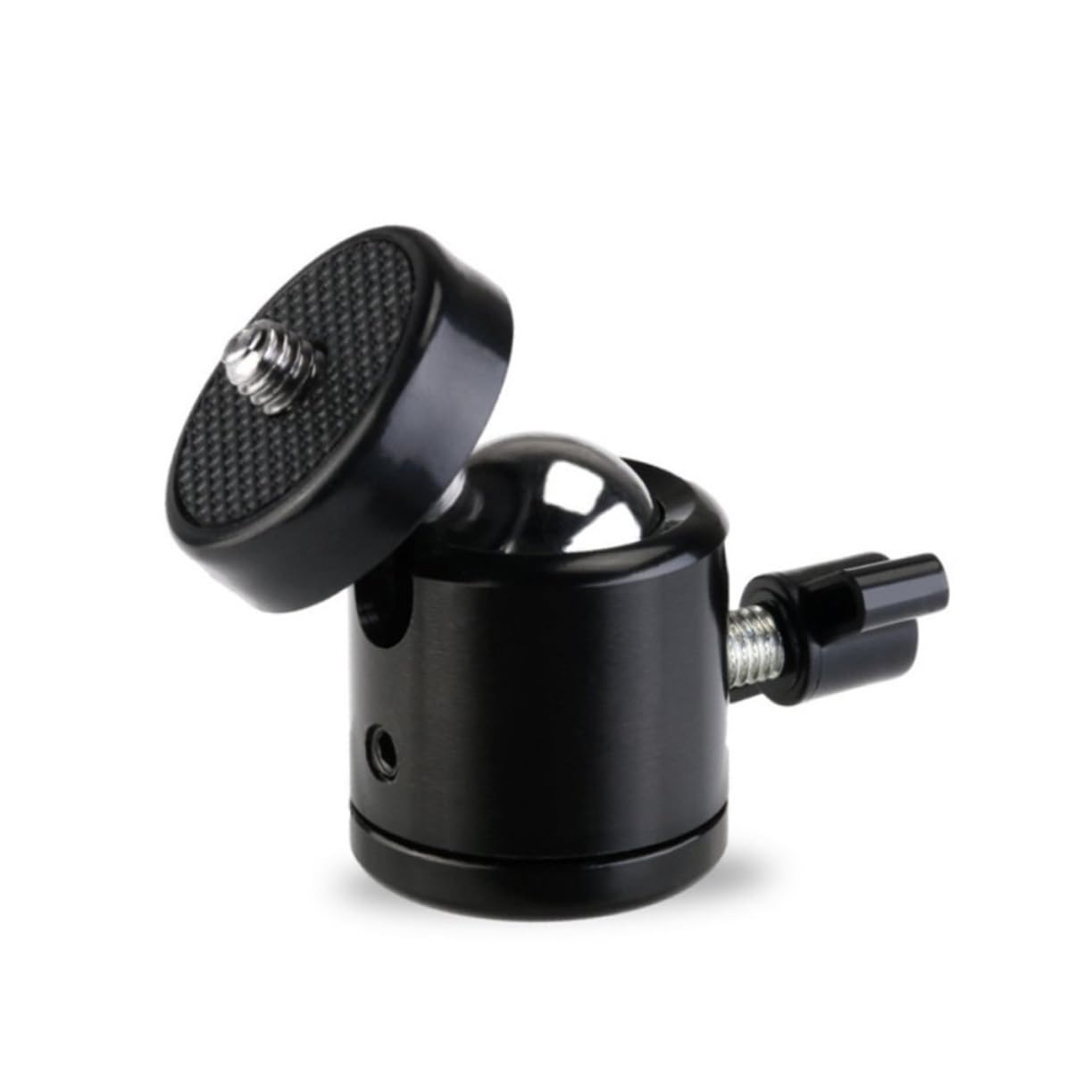 KONTONTY 2pcs Spherical Head Small Head 1/4 Tripod Screw Head for Cameras Tripod Ballhead 360 Degree Tripod Adapter Head 360 Degree Rotatable Tripod Head Swivel Micro Ballhead Sphere Stand