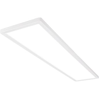 BRILONER LED Ceiling Light 98 cm with Indirect Light, Flat, Neutral White Light, Lamp, Ceiling Light, Living Room Lamp, LED P
