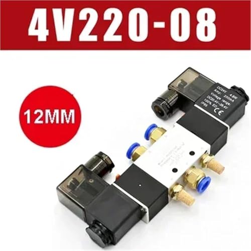 Électrovanne 4V220-08 DC 12V pour résoudre les pertes de pression d'air