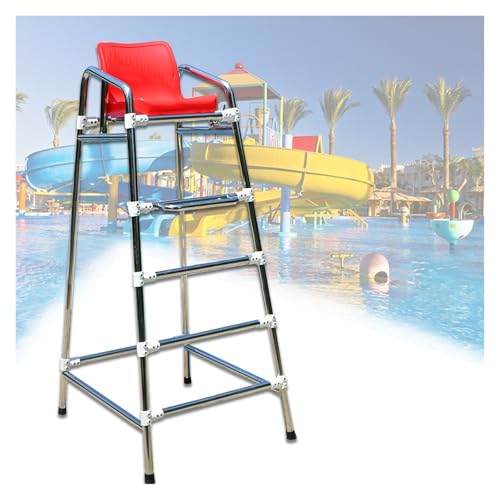 Silla para guardavidas de acero inoxidable 304 para piscina miniatura 1