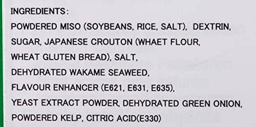 S&B Japanese Shiro Miso Instant Soup 30gm, 3 Serving (with Japanese crouton & Seaweed & Green Onion) - Image 2 thumbnail