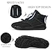 Tongzone Men's Wide Toe Box Barefoot Shoes Fur Lined Minimalist Zero Drop Sole Walking shoes Winter