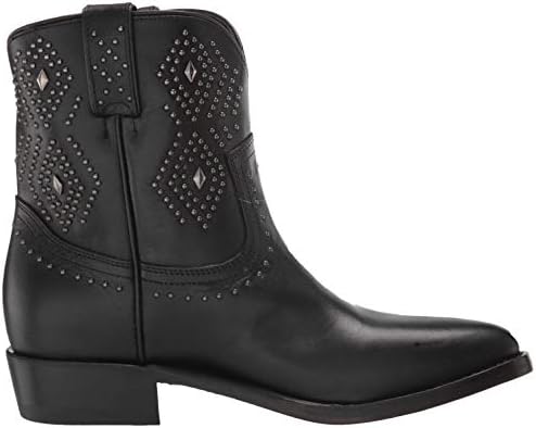 FRYE Women's Billy Stud Short Western Boot, Black, 8.5 M US | Image 5