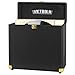 Victrola Vintage Vinyl Record Storage Carrying Case For 30+ Records (Dust/Scratch Free) - Vintage Black