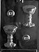 Cybrtrayd R015 Host/Chalice Chocolate Candy Mold with Exclusive Cybrtrayd Copyrighted Chocolate Molding Instructions plus Optional Candy Packaging Bundles