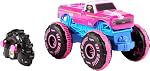 Véhicule jouet télécommandé Hot Wheels Barbie Monster Trucks, Camion télécommandé à l'échelle 1:24 avec pneus à action de prise pour la conduite tout-terrain