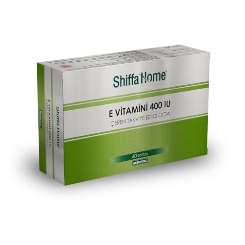E Vitamini 400 IU 700 mg – 60 Softjel, Güçlü Antioksidan Koruma, Alfa-Tokoferol Formu, Hücre Sağlığı ve Bağışıklık Desteği