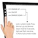 HSK A2 Artist tracing Light Box Copy Table 12V2A Adapter Dimmerable 5000 Lux Lock/Unlock Button Artcraft Light Pad for Tatto Drawing, Sketching, Animation,Diamond Painting