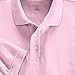 Lands' End Uniform Kids Short Sleeve Interlock Polo Ice Pink Kids Large
