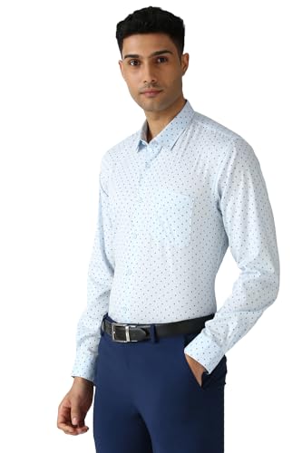 Image of Peter England Men's Cotton Print Slim Fit Shirt