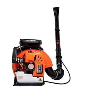 Petrol Leaf Blower 2 Stroke - Powerful 63cc Back Pack Garden Blowers with Turbo Nozzle and Easy Start | Portable Backpack Leaf Blower Petrol with 1.8L Fuel Tank and Cruise Control | eSkde
