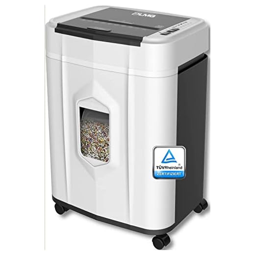 Profi Auto-Feed Aktenvernichter 120 Blatt – P-4 Partikelschnitt nach DSGVO – 60 Min. Dauerbetrieb & Anti-Papierstau – 25L Behälter – Schreddert Kreditkarten & Büroklammern – Leiser Papierschredder