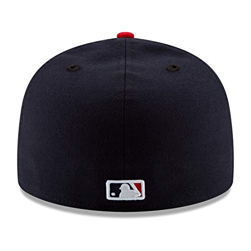 New Era 59Fifty Cap - Authentic Cleveland Indians Navy