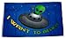 Produktbild Fahne/Flagge Alien I Want to Believe 90 x 150 cm