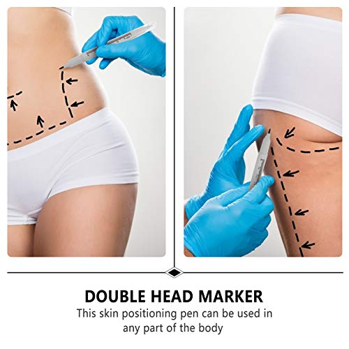 Beaupretty 10Pcs Temporárias Tatuagem Caneta de Marcação Dupla Cabeça Tatuagem Caneta Tatuagem Perfu