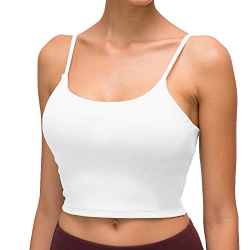 image for GEARDON Sleeveless Crop Camisole Tank Tops Sport Bra Seamless Cami Wor