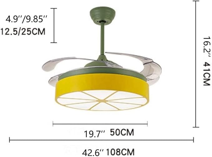 LIOONS Plafondventilator Onzichtbare Slimme Plafondventilatoren Licht Eenvoudige Ventilator Plafondlamp Woonkamer Eetkamer Ventilator Licht Moderne Studie Opknoping Ventilator Lamp Ventilator Lamp photo 2