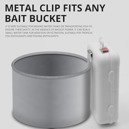 Image of Small Aerator for Fish 6 Gallons /19GPH-35GPH,Aerator for Bait Bucket,Adjustable USB Air Pump,Quiet Voice,with Car Cigarette Lighter, Suitable for Tropical Fish Enthusiasts and Fishing Enthusiasts