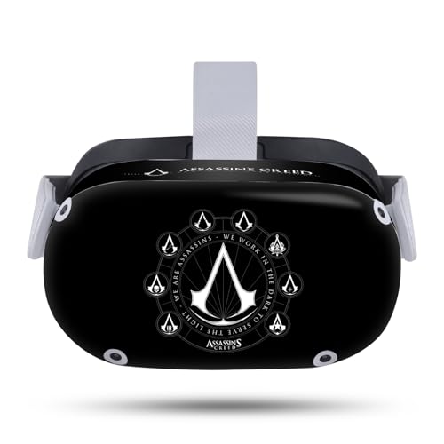Head Case Designs Officially Licensed Assassin's Creed Crests Legacy Logo Vinyl Sticker Skin Decal Cover Compatible with Meta Quest 2