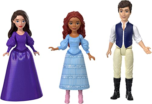 Disney Disney The Little Mermaid Land and Sea Ariel Ultimate Story Set including 7 Small Dolls and 4 Friend Figures - Image 3