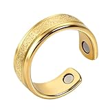 Genérico Magnético para Mujeres | Joyería de Aleación Elegante de Diseño Abierto,Ajustable para Mujer | Para Noche Día Hogar Viaje Trabajo Salidas