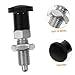 Gatuida Spring Loaded Index Plunger Self-Locking Function for Precise Positioning Industrial Applications Stainless Steel Knob Plunger for Security and Stability
