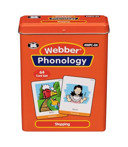 Super Duper Publications | Webber® Illustrated Phonology Stopping Minimal Pair Card Deck | Educational Learning Resource for Children