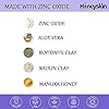 Organic-Zinc-Oxide-Face-Mask-Hydrating-Facial-Cleanser-Anti-Aging-Face-Moisturizer-for-Women-and-Men-Deep-Pore-Cleansing-Mask-with-Kaolin-and-Bentonite-Clay-Mask-3-oz Honeyskin Organic Zinc Oxide Face Mask - Hydrating Facial Cleanser, Face Mask for Sensitive Skin - Anti Aging Face Moisturizer for Women and Men, Deep Pore Cleansing Mask - 3oz