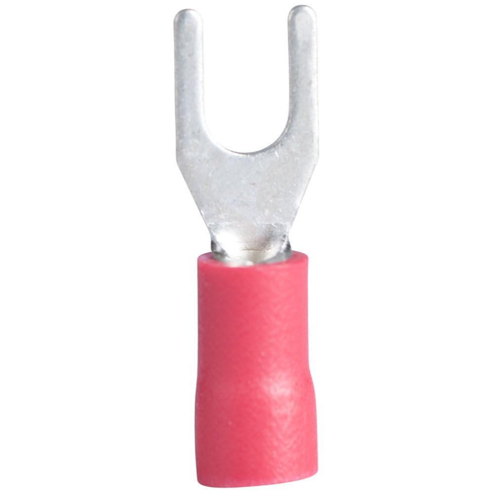 GB Gardner Bender 20-111 Vinyl Insulated Spade Terminal for #4-#6 Stud - Red 22-16 AWG - 20 per Package