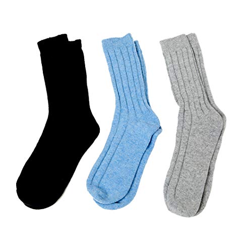 Cashmeren Unisex Soft Sleep Socks 100% Pure Cashmere Ribbed Knit Winter Accessories4