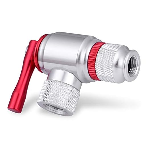 CO2 Bike Tire Inflator, Quick & Easy Presta and Schrader Valve Compatible Bicycle Pump for Road and Mountain Bikes Include Sleeve and No CO2 Cartridges
