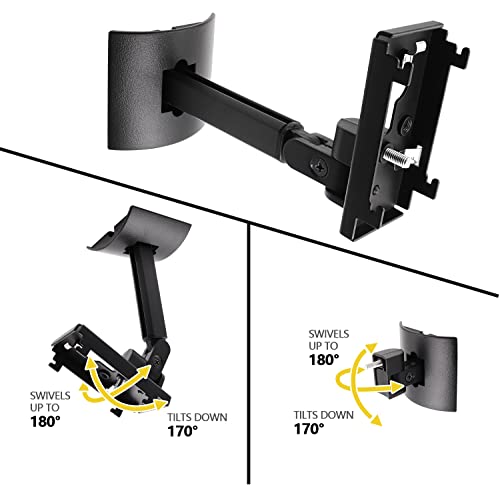Kjdisrpin Ub-20 Wall Bracket Series Ii For All Bose Cinemate Lifestyle Speaker Ceiling Mount,Steel Speakers Brackets Strong And Sturdy (Black) #TOP5