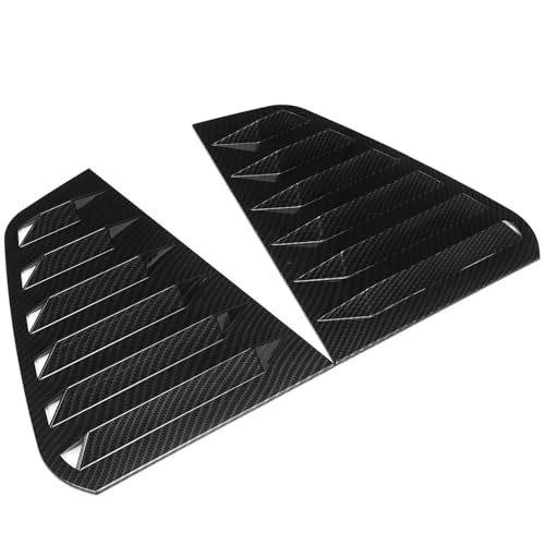 Auto Parts Window Louvers Air Cover Carbon Fiber Compatible for VW Golf Mk7.5GTI 2014-2019