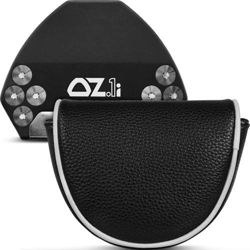 Couvre-Tête Putter OZ.1 en Cuir Synthétique Noir de Haute Qualité à Aimant