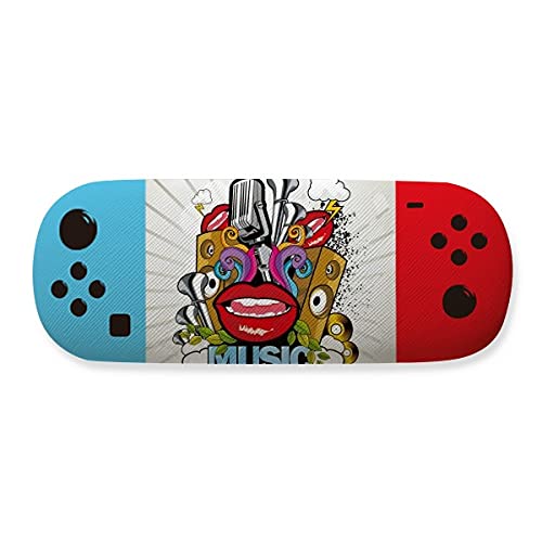 Étui de rangement pour lunettes de jeu Graffiti Street rigide antichoc