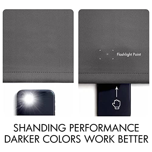 Miulee Sliding Door Curtains 8.3 X 7 Ft, Grey Blackout Curtain For Living Room, Vertical Blind For Room Darkening Extra Wide Grommet Top Closet Door Curtains For Bedroom/Patio 1 Pc 100 X 84 Inch #TOP4