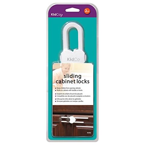 KidCo Sliding Cabinet Locks - 2/pkg (White) Cover