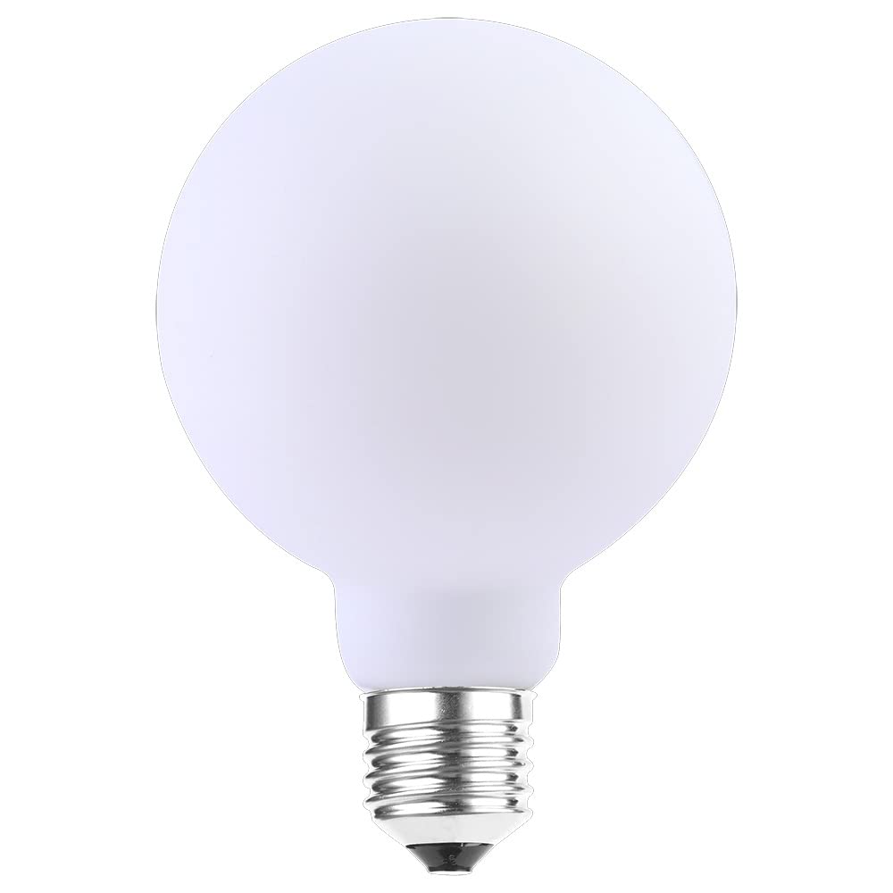 NCC-Licht 6 x LED Filament Leuchtmittel Globe G95 12W E27 opal 1521lm warmweiß 2700K