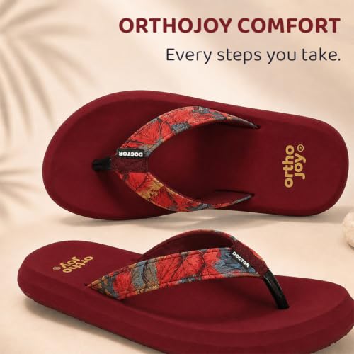 Image of ORTHO JOY Fancy Doctor Slipper || Orthopedic Fashionable /Comfortable slipper for Women
