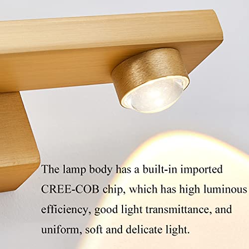 Lampe de mur en combinaison créative d'escalier et miroir chic - 5
