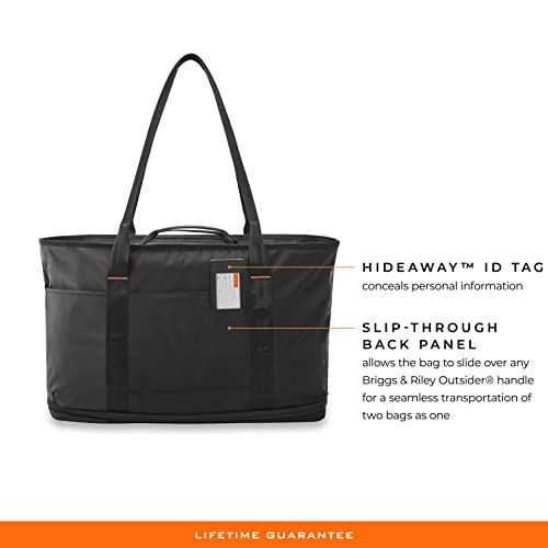 Briggs & Riley Extra Large Tote Bag for Women & Men - Weekend Tote for Work & Travel, Carry On Handbag, Adjustable Handles for Shoulder or Hand Carry, Fits 13" Laptop - ZDX Collection, Black4