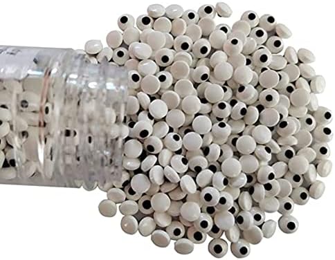 Essbare Süßigkeiten Kuchen Dekoration 80G 7mm Augen Dekorationszucker Geburtstag Halloween Thanksgiving Weihnachtsfeier Team Abendessen Kuchen Papier Tasse Dessert Keks Zucker Stre