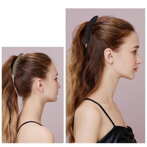 6PCS Pinzas Banana Hapdoo para Mujeres Cabello Grueso y Fino, Gran Firmeza Soporte para Coleta y Moño, Clips de Jaw para Peinado miniatura 7