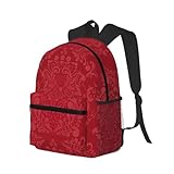 Mochila para portátil de viaje para hombres y mujeres, mochila clásico de color burdeos para adolescentes, mochila ligera de transporte, mochila de viaje casual