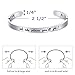LParkin 2024 Graduation Gift Oh The Places You Will Go Stainless Steel Bracelet,
