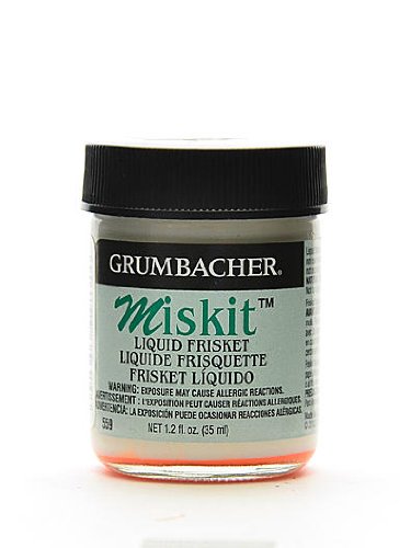 Grumbacher Miskit Liquid Frisket 1.2 oz. [PACK OF 2 ]
