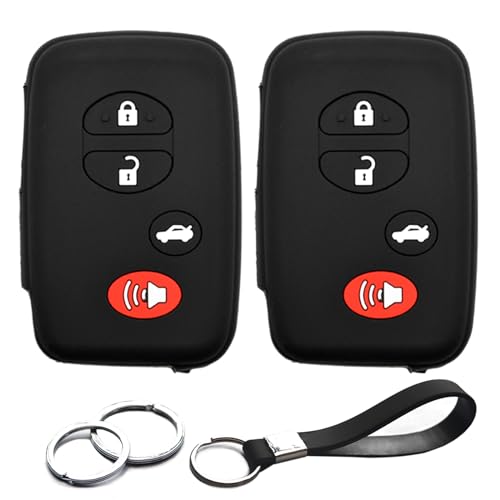 Coque de clé FOB silicone pour télécommande Toyota Corolla Prius Venza Subaru Forester