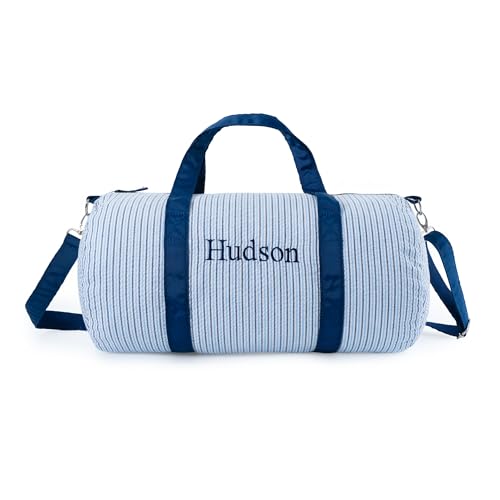 MT WORLD Toddler Duffle Bag Striped Sky and Navy