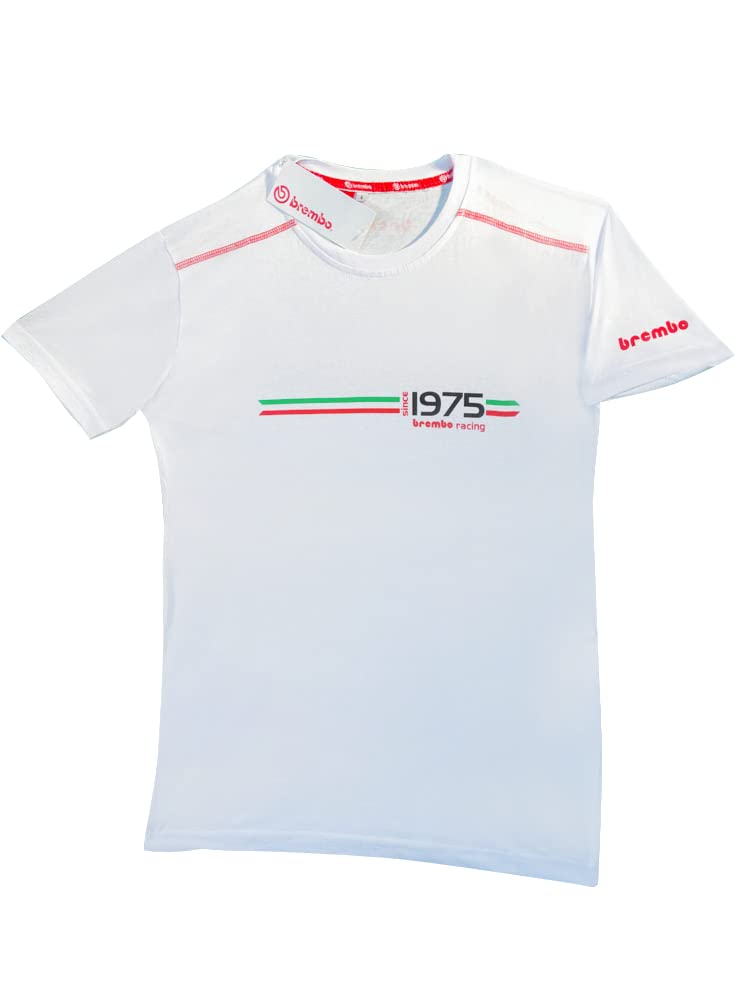 Virtus 70 Motoworks Brembo Racing T-Shirt (Large) White